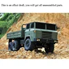 CROSSRC 1/12 Model XC6-A Off Road Military Truck KIT Motor Light Car 6*6 Vehicle RC Toys Gifts 1