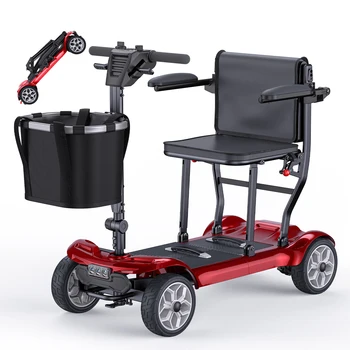 Scooter elettrico pieghevole per mobilità ENGWE, motore 24V 270W, batteria al litio rimovibile 10Ah×2, telaio in lega di alluminio, cestino e caricabatterie
