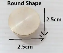 25mm round head