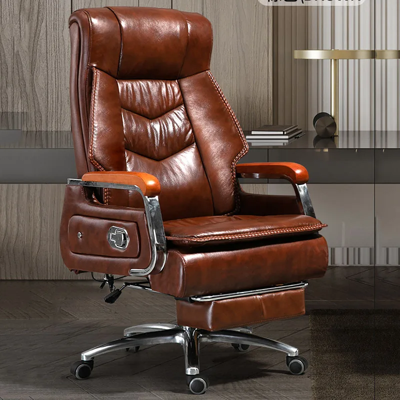 

Leather Armchair Floor Cushion Ergonomic Recliner Swivel Massage Luxury Office Chairs Gaming Silla De Oficina Home Furniture