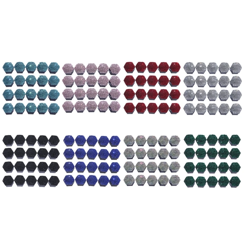 20Pcs Lug Nut Cover Black Flexible Fit 17/19/21mm Car Wheel Caps Universal Protection Covers car wheel caps