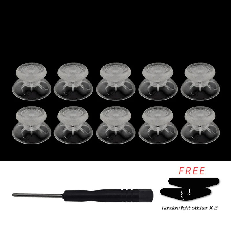 Data Frog 10pcs Replacement Joystick Thumb sticks For PS4 Controller Analog Joystick Button For Sony PS4 Joystick Button 
