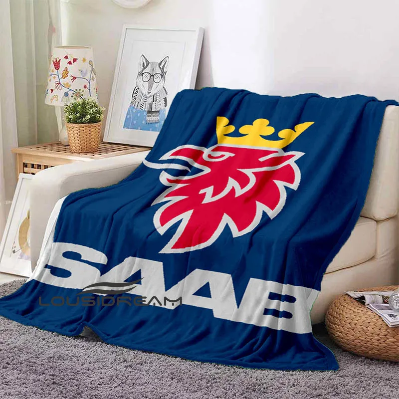 

Scania Truck Eagle Head Blanket 3D Digital Printing Flannel Soft Cozy Blanket Fashion Home Travel Camping Blanket Children Gifts
