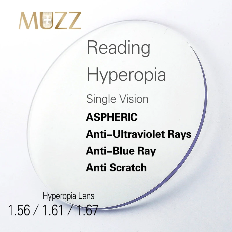 Muzz 1.56 Prescription Lenses Optical Lens Diopter Myopia Reading
