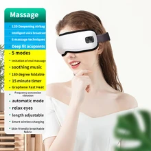 

12D Smart Airbag Vibration Eye Massager Eye Care Instrumen Heating Bluetooth Music Relieves Fatigue and Dark Circles Massage