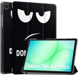 Enhanced Folding Flip Stand Smart Tablet Case with Auto Sleep for Tab A11 Plus 2025 (DYJ)
