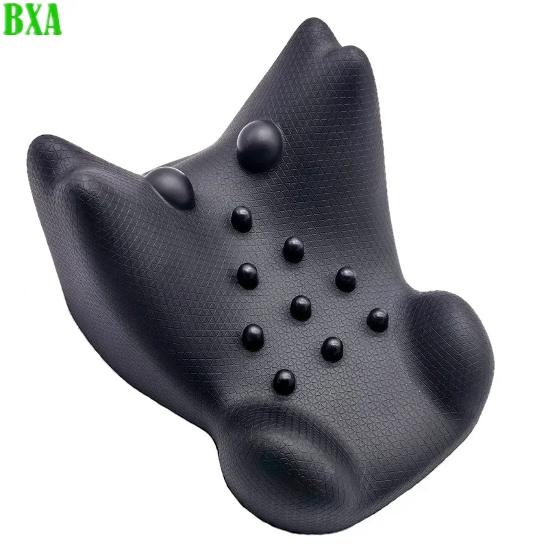 PU Self-Adhesive Neck Shoulder Stretcher Relaxer Massage Pillow Support Sleep Aid Neck Protection Pillow Head Acupoint Neck Care