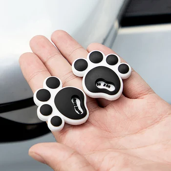 2 adesivi decorativi per auto, motivo a impronta, adesivi anticollisione per auto, adatti per porte, specchietti retrovisori e carrozzeria