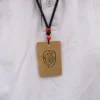 Taoist supplies,  Bronze pendant,  Golden light Mantra  Bronze peace Pendant， Amulet 2