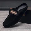 Lefu Shoes Men's Lightweight Bean Shoes Summer One Step Push lazy Breathable Casual Half Support Slippers for men 3