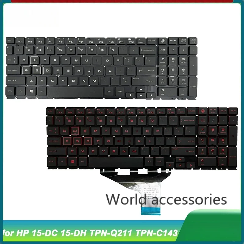 

Новая клавиатура US/FR/LA/NOR/SL/TR для HP OMEN 15-DC 15-DH TPN-Q211 TPN-C143 Клавиатура для ноутбука с заменой ноутбука с подсветкой