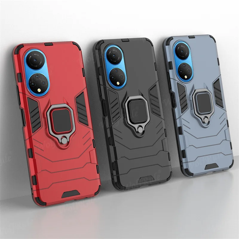Per Honor X7 Cover Case Honor X7 Capas New Antiurto Phone Bumper Magnetic Armor Holder Case Per Huawei Honor X7 X9 X8 Fundas