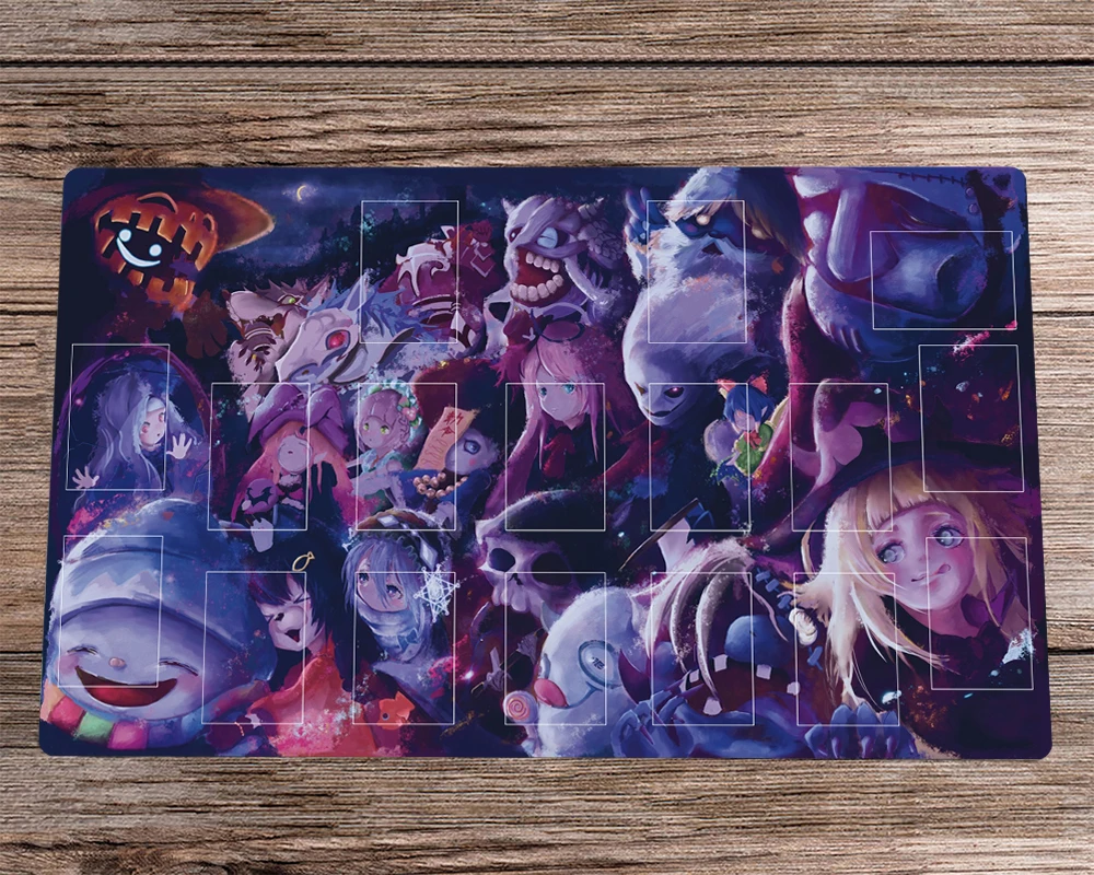 Anime Yugioh Playmat Ghostrick Ccg Tcg Playmat Trading Card Game Mat