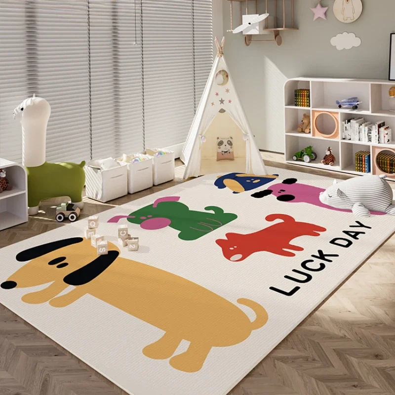 

Living Room Large Area Carpet Bedroom Washable Wipeable Cartoon Reading Area Carpets Baby Climbing Mat Game Area Non Slip Rug