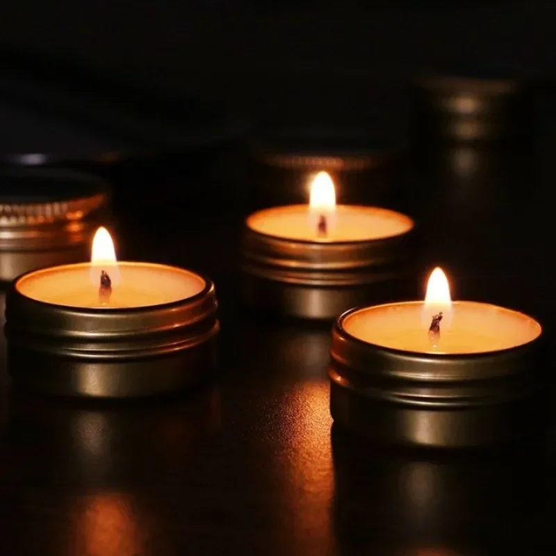 20pcs 5/10/15/20/30/40/50/60/80/100g Empty Aluminum Jars Cosmetic Containers Round Tin Jar With Screw Lid For Candle Making Storage Jar Storage Can Herb Storage Container Medicine Storage Container Honey Storage Container