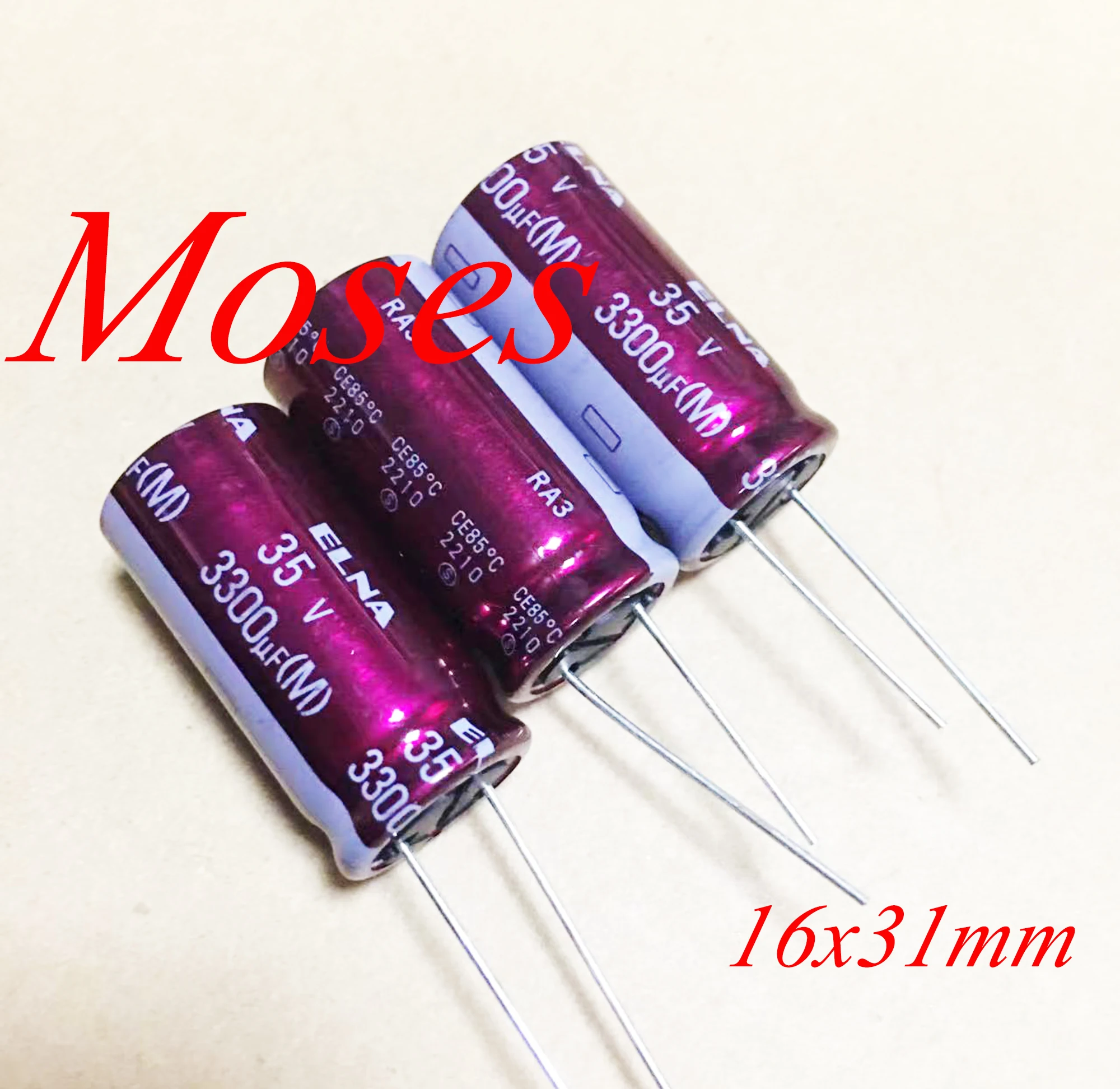 Elnaオーディオ電解コンデンサ、16v、25v、35v、50v、63v、100v、47uf