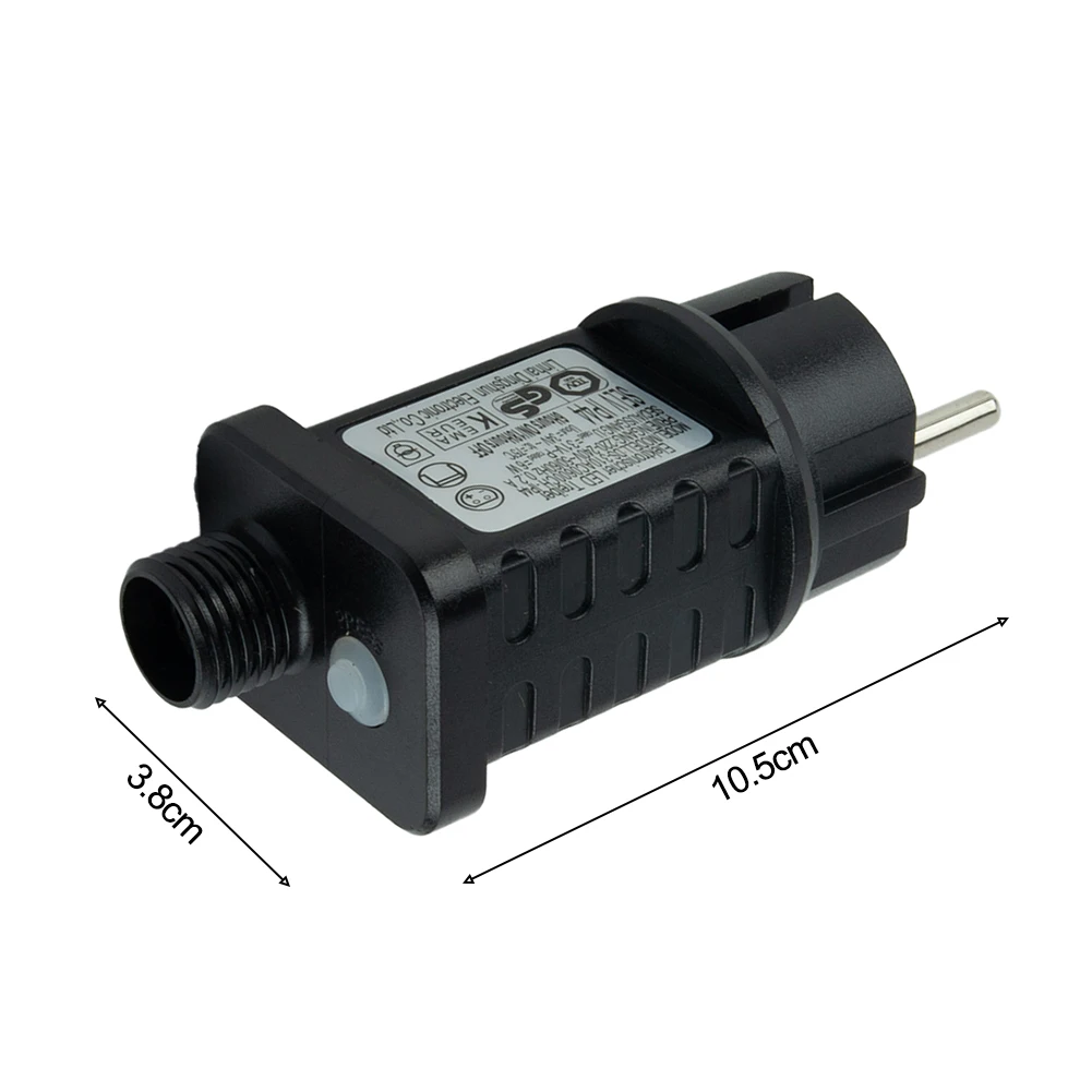 Trasformatore Per Luci Di Natale 31V 6W - 8 Modalità, Timer 6h/18h, Impermeabile IP44, Per Luci A LED (2 Pezzi)