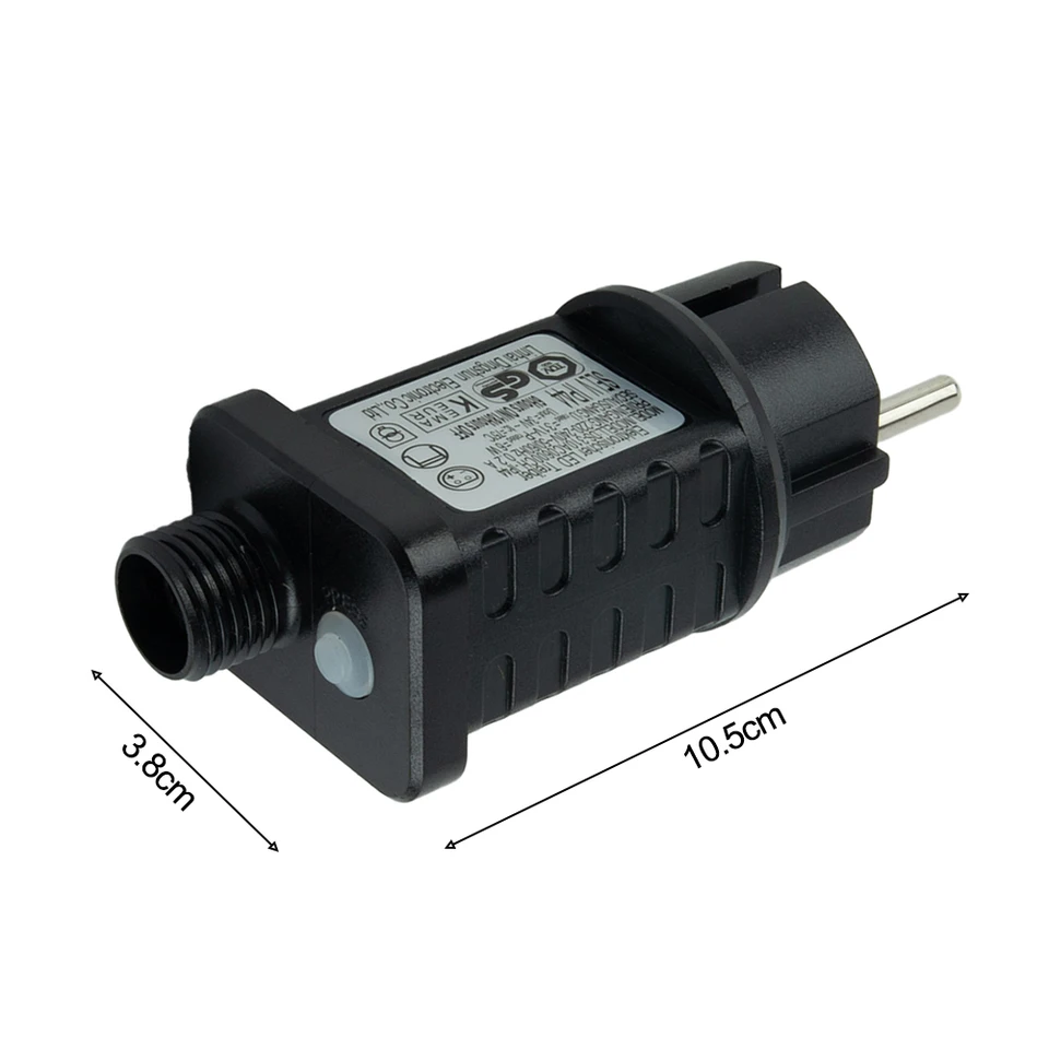 Prise Clignotante Dekofun 31V 6W - 9 Modes Minuterie Guirlande Lumineuse