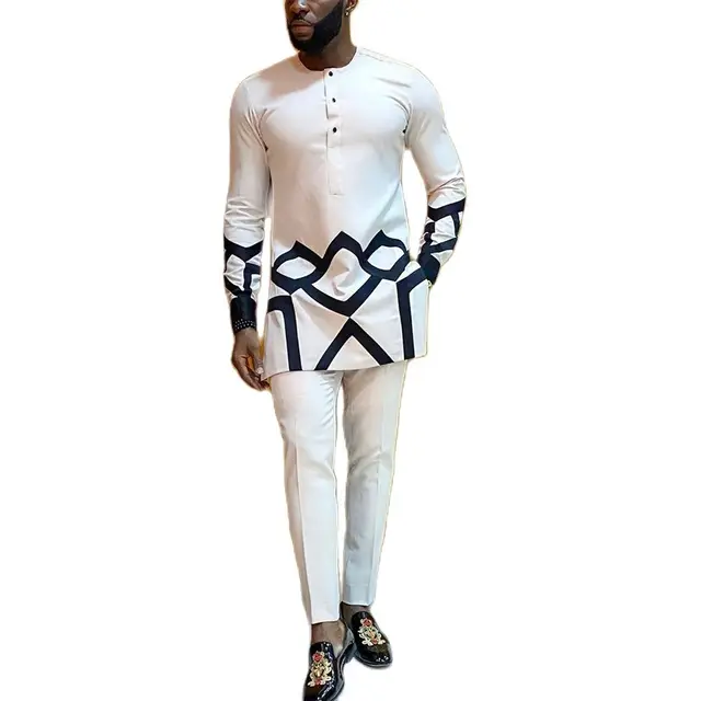 Ekpe Long Sleeve 2 Pieces African Outfit - Image 3
