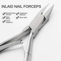 1Pcs Toenail Ingrown Nail Art Cuticle Nipper Clipper Edge Cutter Manicure Scissor Plier Tool Pedicure Dead Skin Remover 1