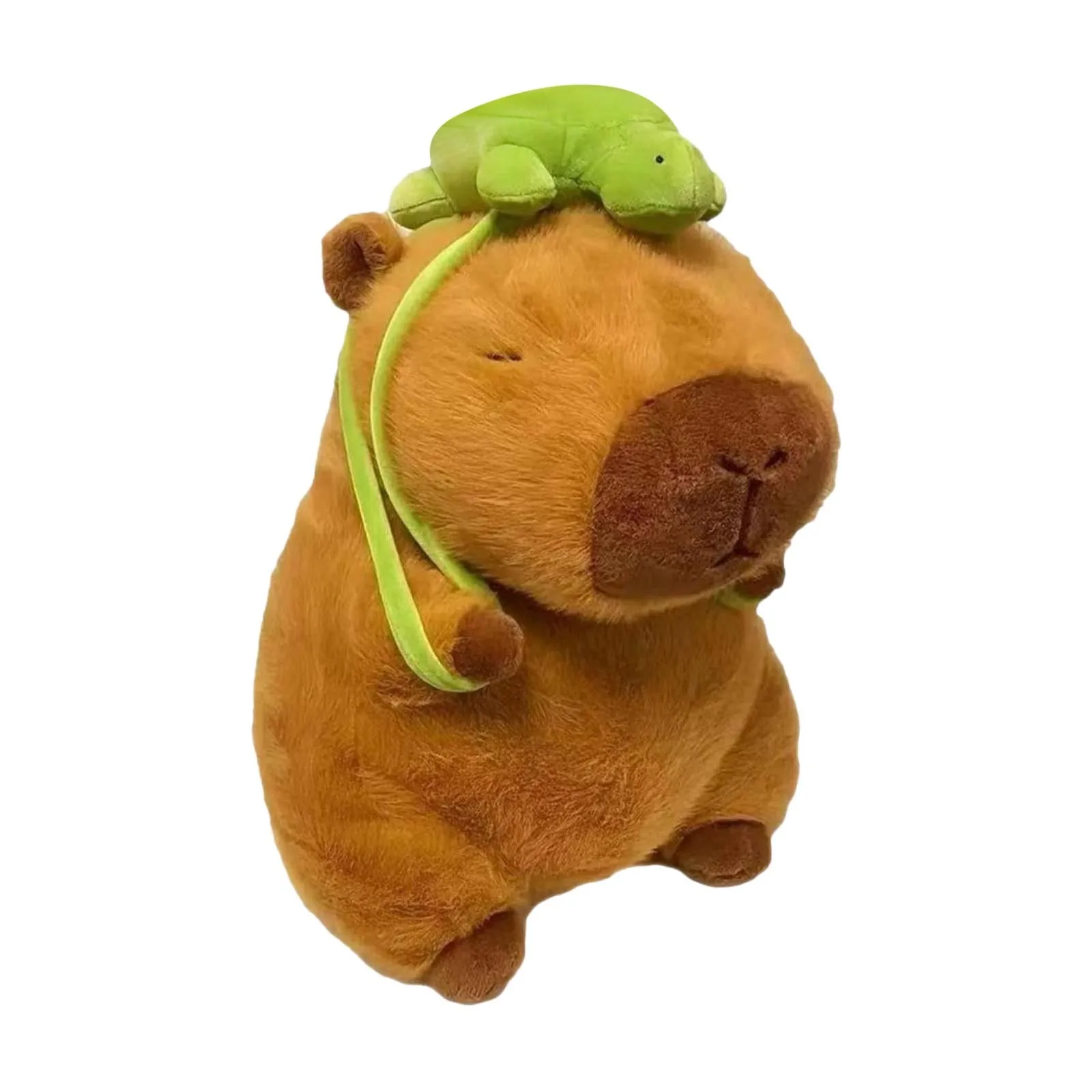 

Capybara Plush Toy 9'' Cute Capybara Stuffed Toys Doll Gift For Boys Girls Soft Comfortable Capybara Tan Pillows Dolls for Couch