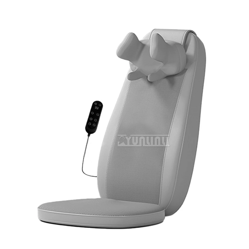 Electric Full Body Massage Cushion Seat Chair Heating Shiatsu Deep Kneading Vibration Back Massager Trapezius Muscle Relaxation 5