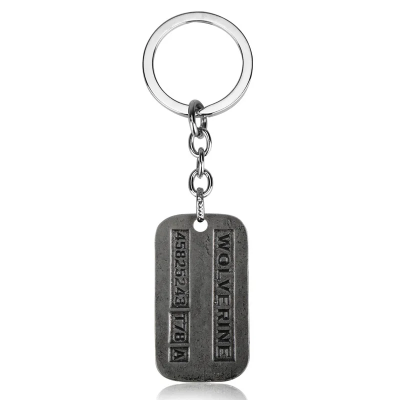 Necklace Pendant Movie Military Card Necklace Wolf Claws Wolverine 45825243 T78 A Dog Tag Cosplay Props For Men Fans