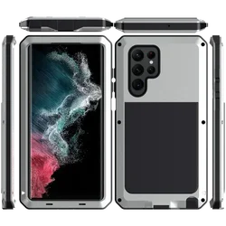 Luxury Heavy - Duty Phone Case with Premium Protection - Samsung S21 Ultra (Silver)