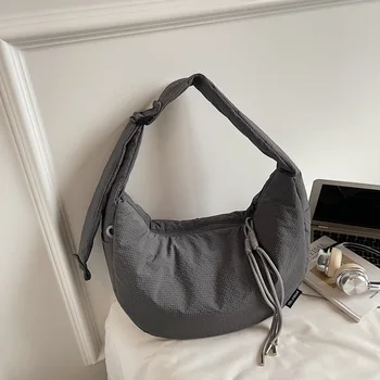 Borsa Hobo di nuova moda da donna Borse a tracolla comode e versatili Borsa a tracolla tote casual leggera di grande capacità Trend