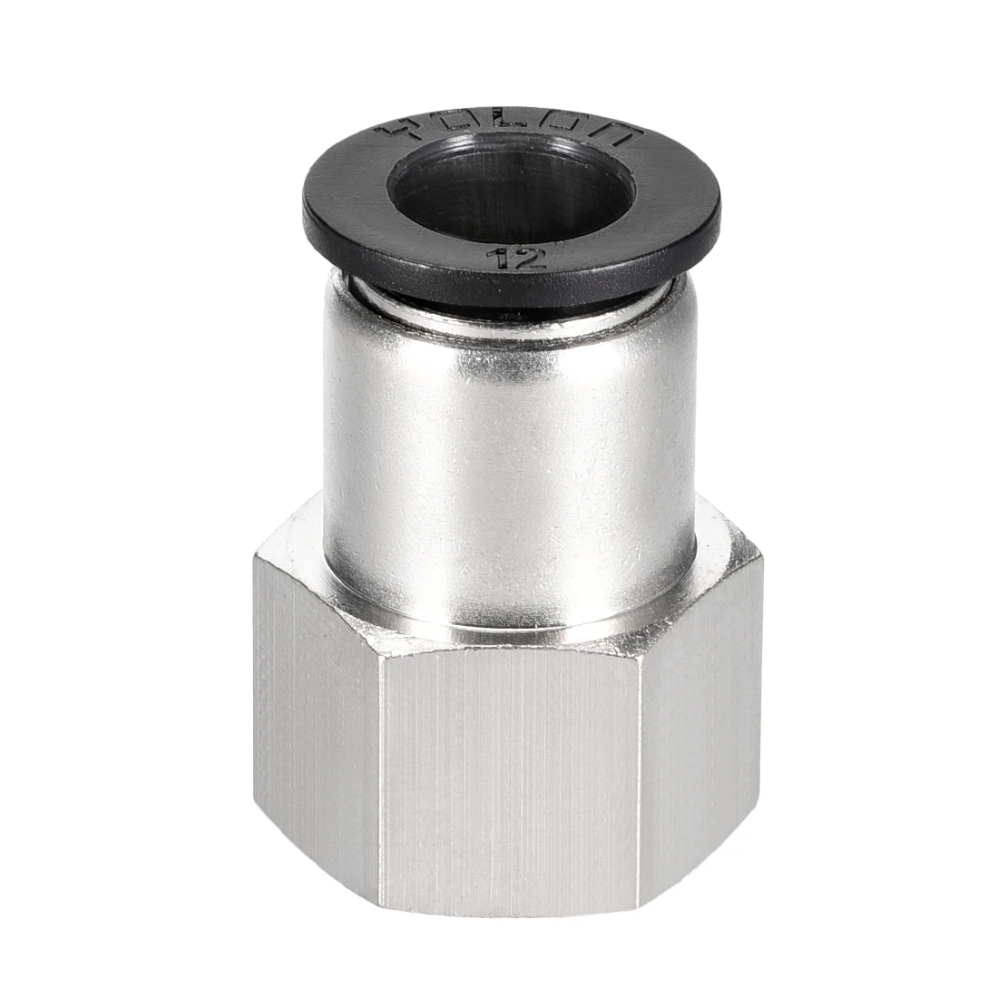 

Uxcell Push To Connect Tube Fitting Adapter 12mm Tube OD X 1/2NPT Female Straight Pneumatic Connecter Pipe Fitting