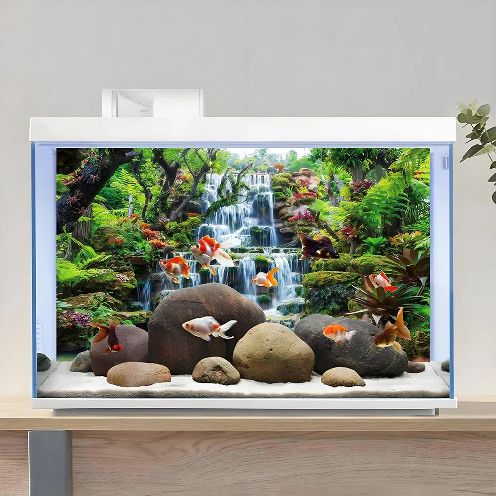 Rainforest Aquarium Background Sticker 3