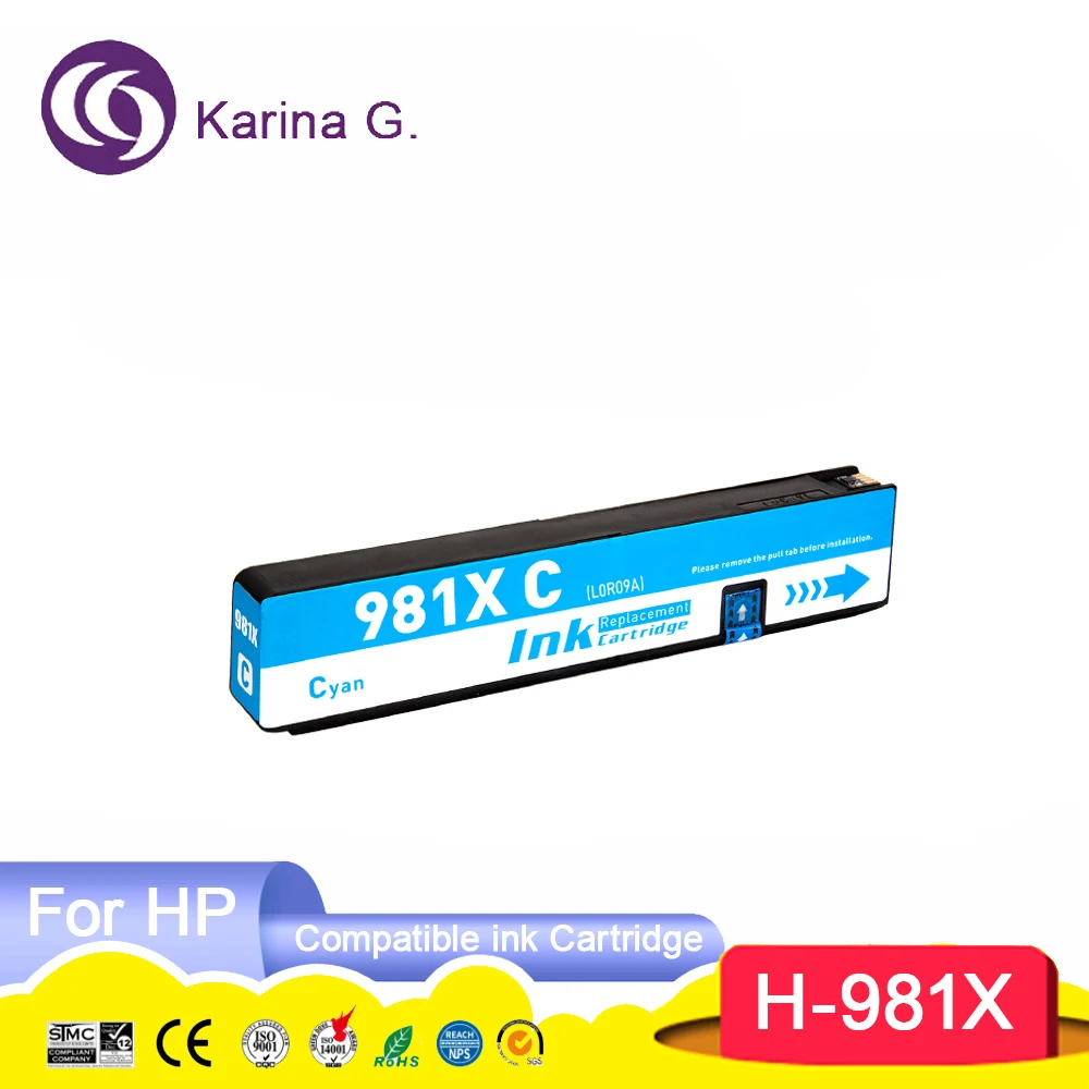 981A 981X 981X Premium Color Compatible Ink Jet Cartridge For PageWide Enterpri