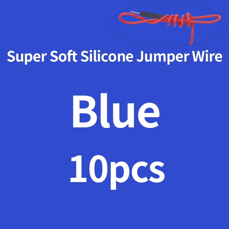 Super Soft Silicone Jumper Wire Set - Solderless Flexible Connectors
