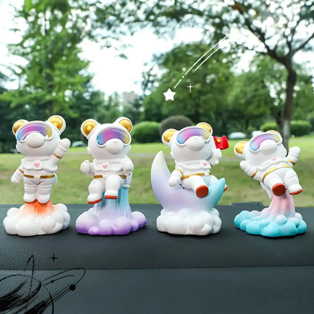 곰 조각 크리 에이 티브 충격 방지 괜 찮 아 요 솜씨 사랑 스럽다 우주 비행사 곰 장난감 곰 동상 집에 대 한