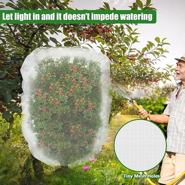 Protection Bags for Plants Cover Mesh Netting for Tree Vegetable Strawberry Grapes Pest Control Anti-Bird Protective Bag 4
