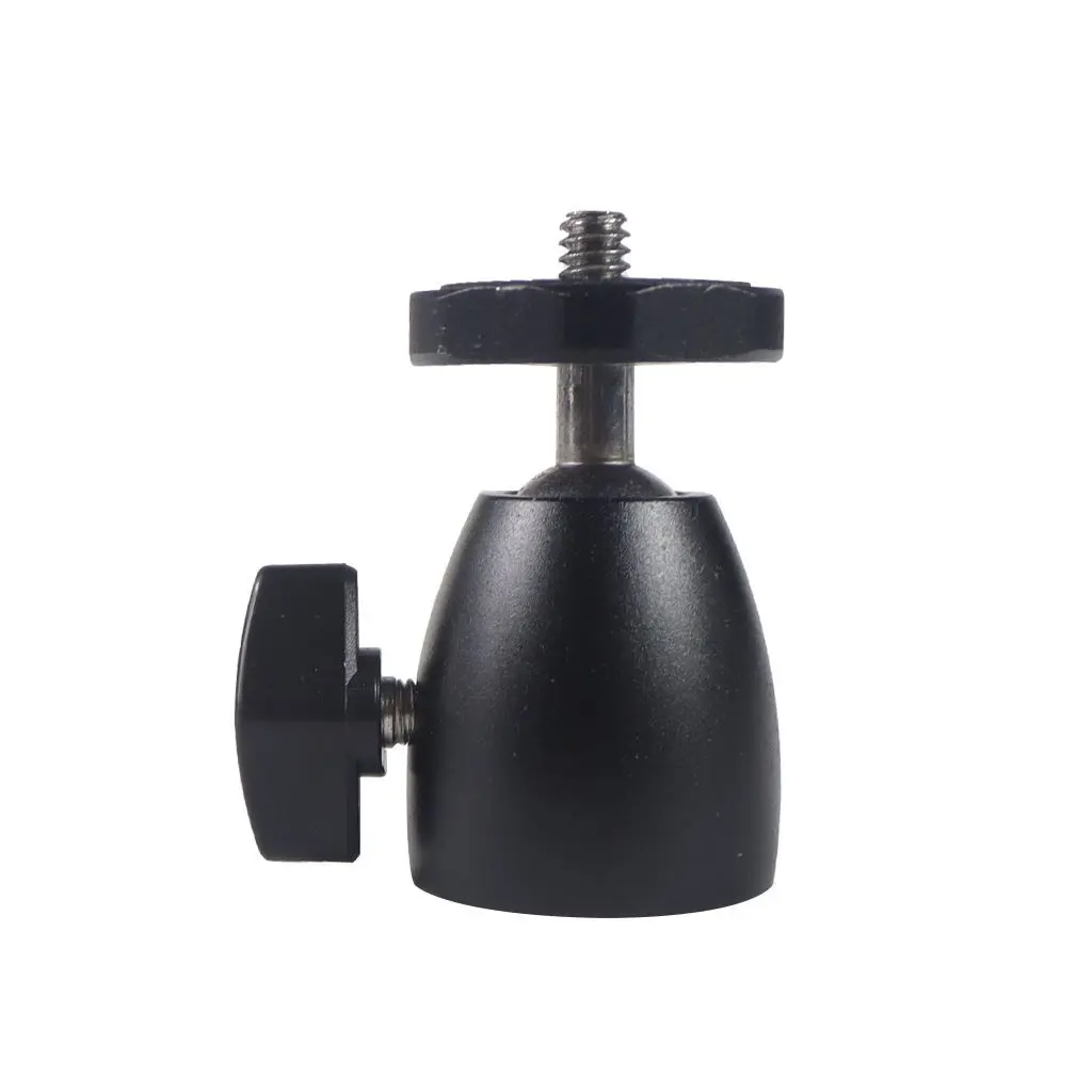 Q39 Aluminium Alloy Mini Ball Head Camera Ballhead Stand 1/4 Inch Screw Mount Bracket Holder for Nikon Canon DSLR Camera Tripod
