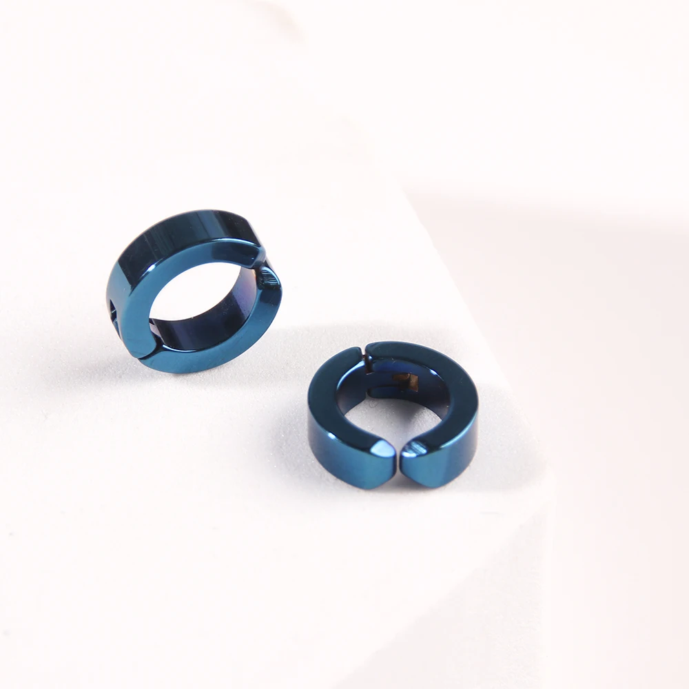 The Case Study of Vanitas Stud Earrings Anime Vanita Same Blue Ear Bone Clip For Men Stainless Steel Jewelry Cosplay Custom ear clip earrings clip earrings ear clip stud earrings ear accessories