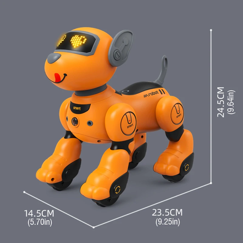 Rc Stunt Dog Kid Toys Intelligent Funny Remote Control Robot Voice Dialogue Electronic Robot Dog Educational Toys Children Gfit 6