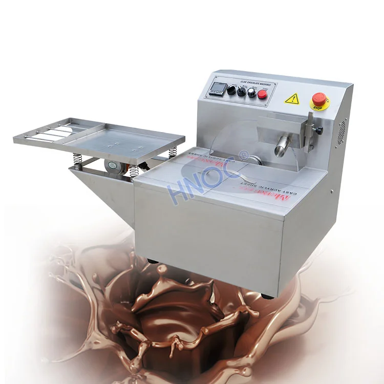 Spray Continuous Pour Cover 5kg Mould 15kg Mini Tempereuse A Chocolat Melt Chocolate Temper Machine