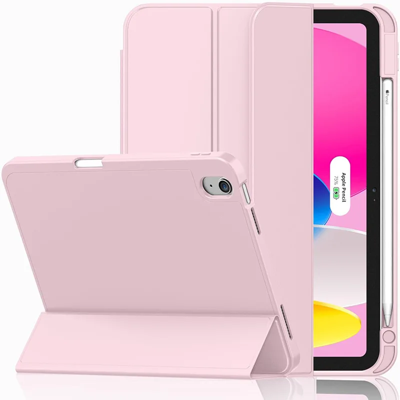 Magnetic Charging Pencil Holder Case with Cover and Stand