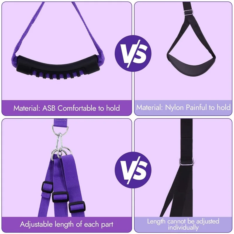 AlternativeSMSexy Purple Sponge Swing Seat Cushion Couple Flirting Door Binding Sex Suspension Auxiliary Sex Product