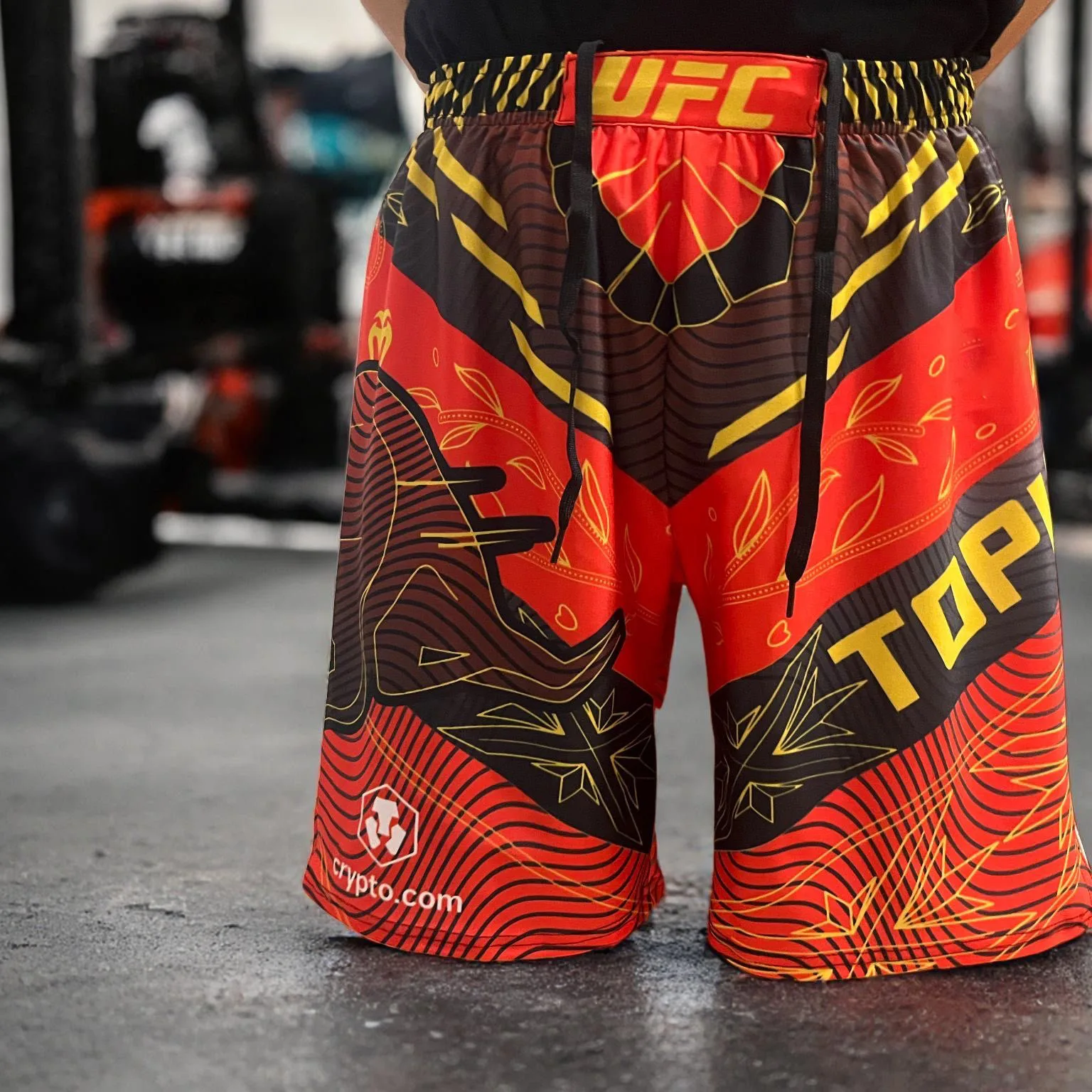 UFC 3D Printing Men's Sports Shorts MMA Oliveira Same Style Mixed Martial Arts Training Pants Thai Boxing Half Pants