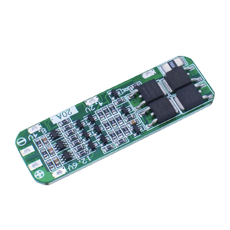 WAVGAT 3S 20A 18650 Li-ion Lithium Battery Charger PCB BMS Protection Board Drill Motor 12.6V Lipo Cell Module 64x20x3.4MM lithium battery charger battery protection module battery protection board lithium battery board battery charger module