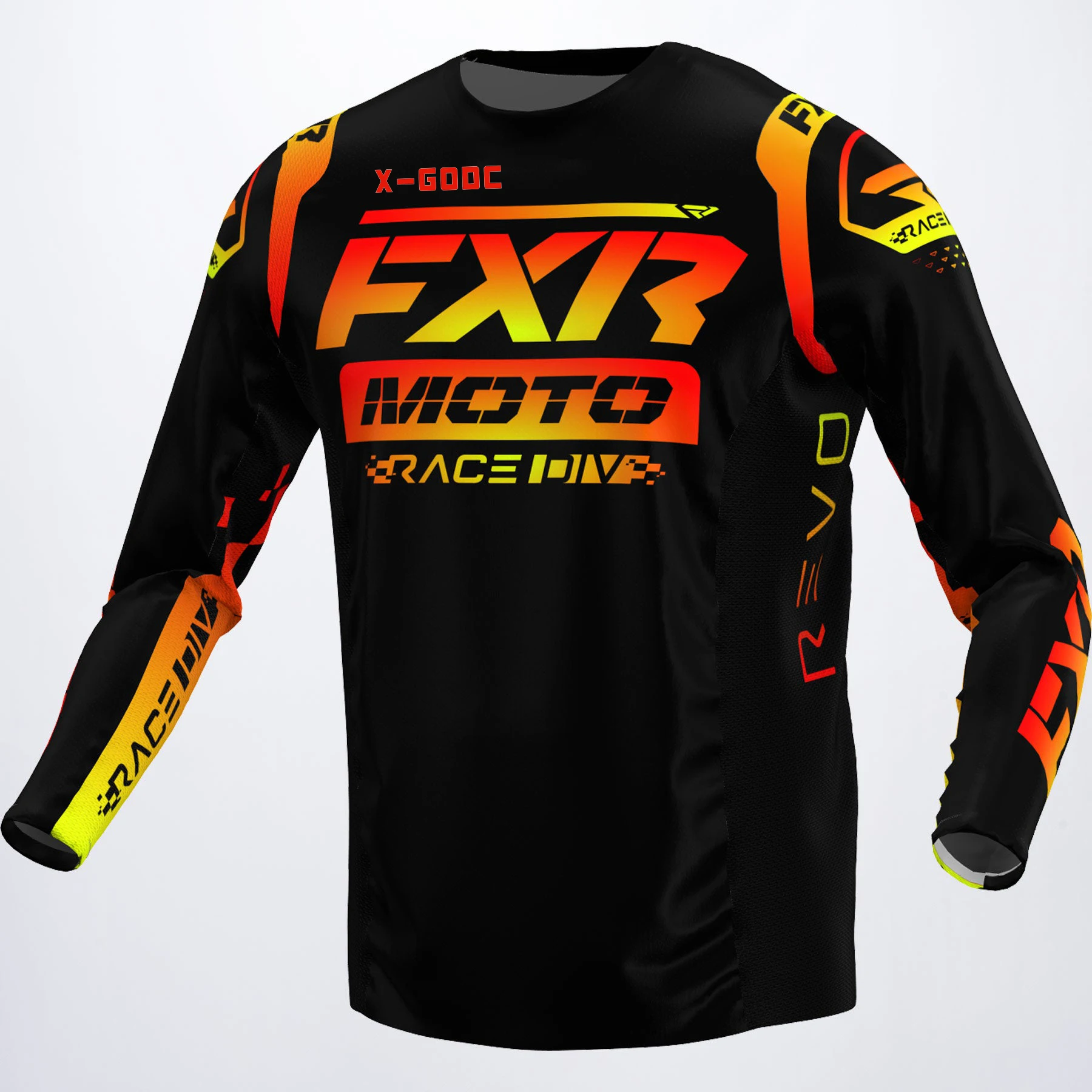 

2022 New Downhill Jersey Men's Mountain Bike MTB Shirt Offroad DH Motorcycle Jersey Motocross Sportwear Clothing X-GODC FXR