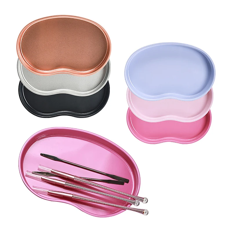 Dining dish tableware stainless steel waist-shaped heart dessert plate Japanese-style tray snack plate dried fruit clutter 1pc