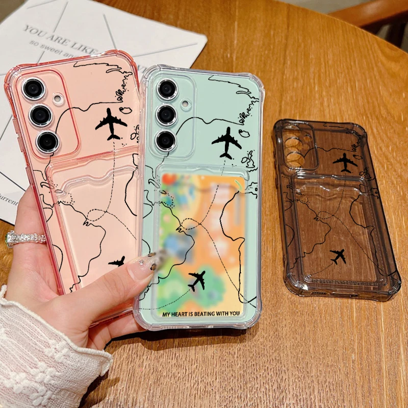 Airplane Line Card Holder Case