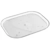 Turntable Organizer Lazy Susan For Refrigerator 360 Rotatable Rectangle Storage Rack Clear Turntable Rack For Kitchen Cabinet 5