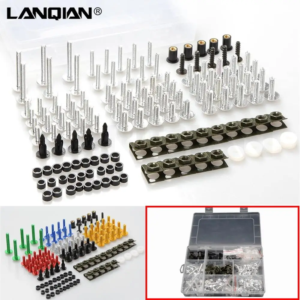 Bulloni Per Carenatura Parabrezza Cnc Per Moto Dadi Viti Kit Rondella Clip Di Fissaggio Viti Per Honda Cbr 600 F2,F3,F4,F4I Cbr600Rr