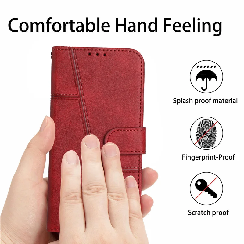 Luxury Flip Wallet Case - Premium Book Cover with Card Slots for For Honor 600