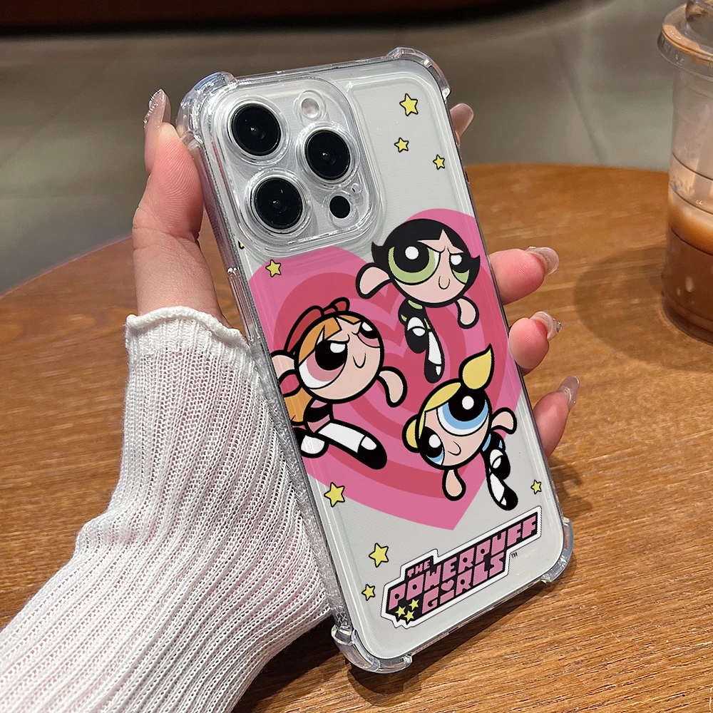 Cool Girl P-Powerpuffs Anti-Drop Phone Case Cover